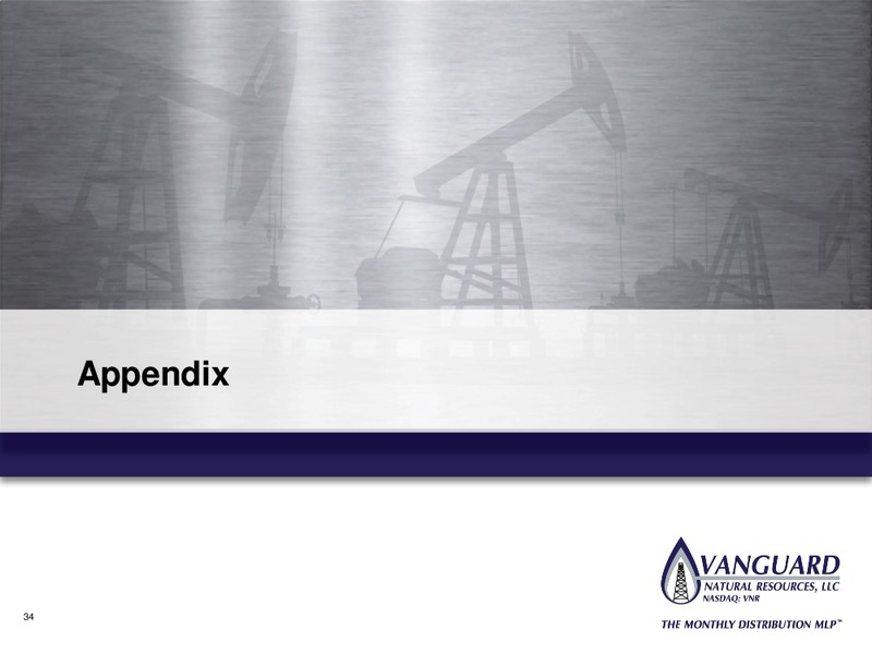 Investor Presentation – Vanguard Natural Resources, Llc – slide 33