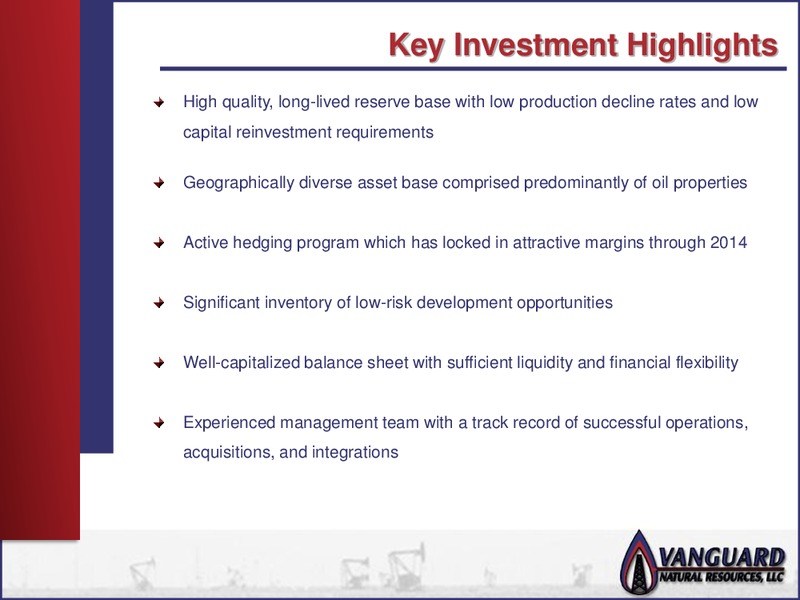 LOUISIANA ENERGY CONFERENCE – Vanguard Natural Resources, Llc – slide 10
