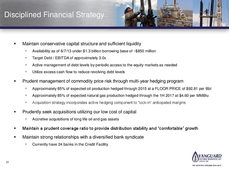 INVESTOR PRESENTATION – Vanguard Natural Resources, Llc – slide 20