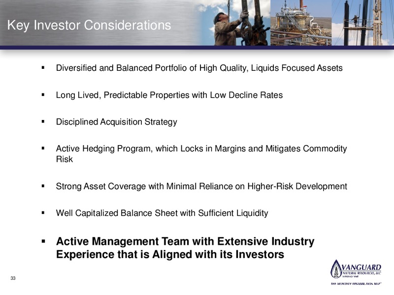 INVESTOR PRESENTATION – Vanguard Natural Resources, Llc – slide 32