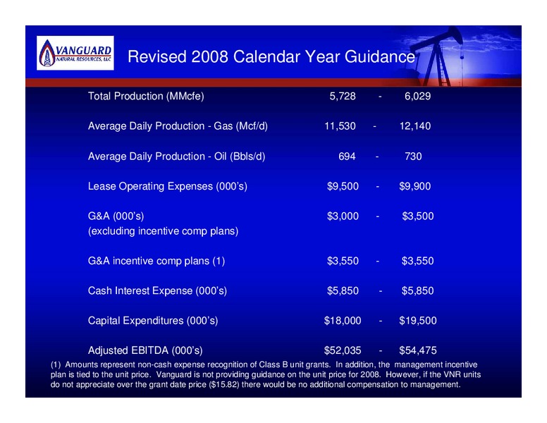 JOHN S HEROLDS 17TH ANNUAL PACESETTERS ENERGY CONFERENCE – Vanguard Natural Resources, Llc – slide 11