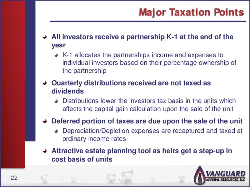 RBC CAPITAL MARKETS PRESENTATION – Vanguard Natural Resources, Llc – slide 21