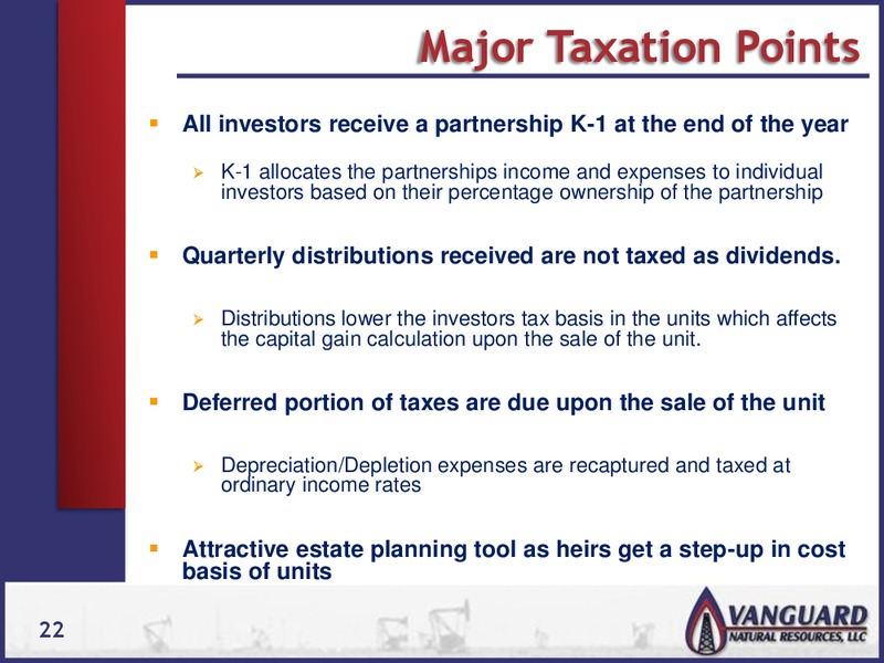 IPAA OGIS – Vanguard Natural Resources, Llc – slide 21
