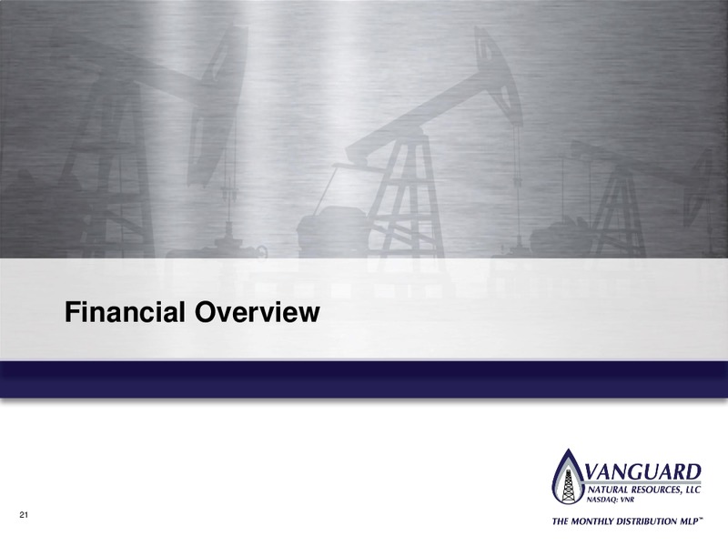 MLP SUMMIT MIAMI – Vanguard Natural Resources, Llc – slide 20