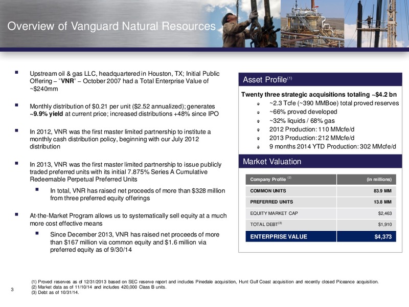 Investor Presentation – Vanguard Natural Resources, Llc – slide 2