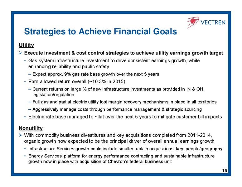 Investor Day – Vectren – slide 14