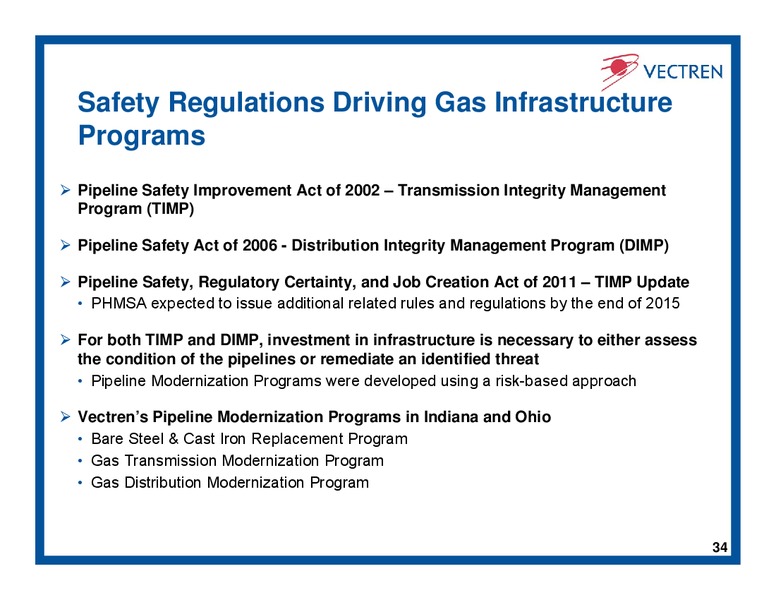 Investor Day – Vectren – slide 33