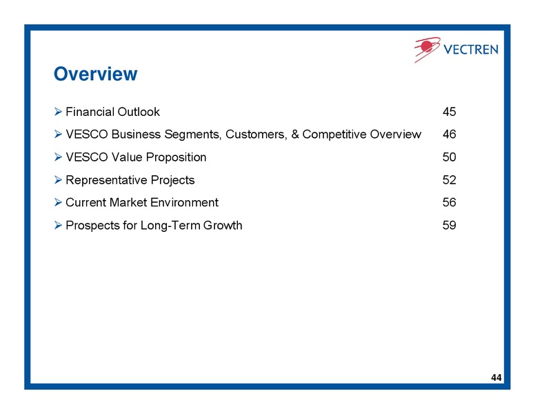 Investor Day – Vectren – slide 43