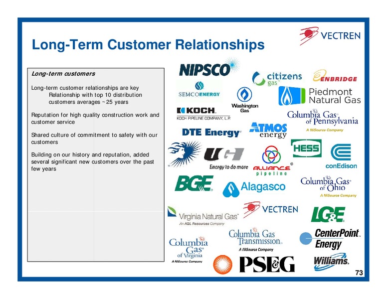 Investor Day – Vectren – slide 72
