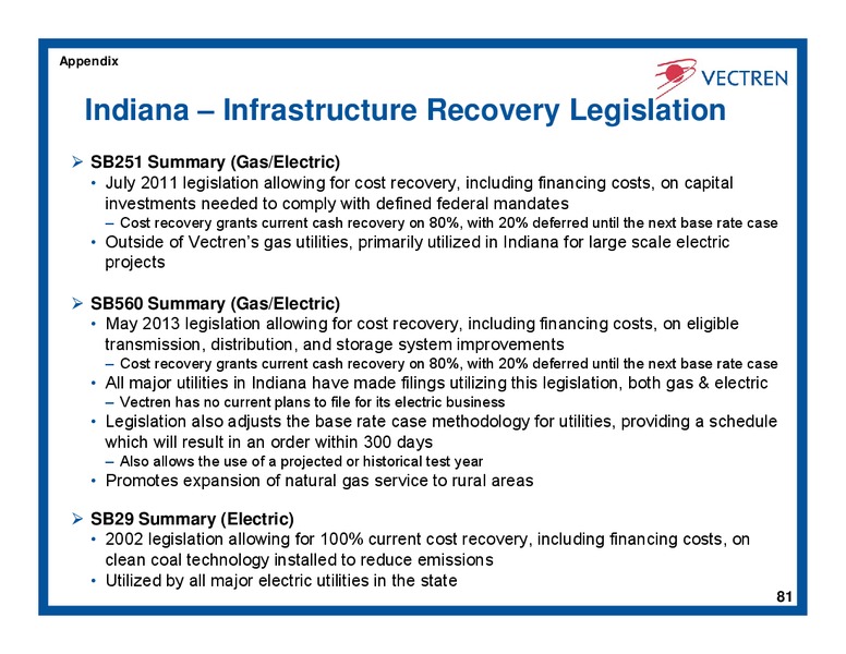 Investor Day – Vectren – slide 80