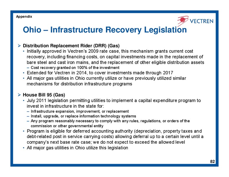 Investor Day – Vectren – slide 81
