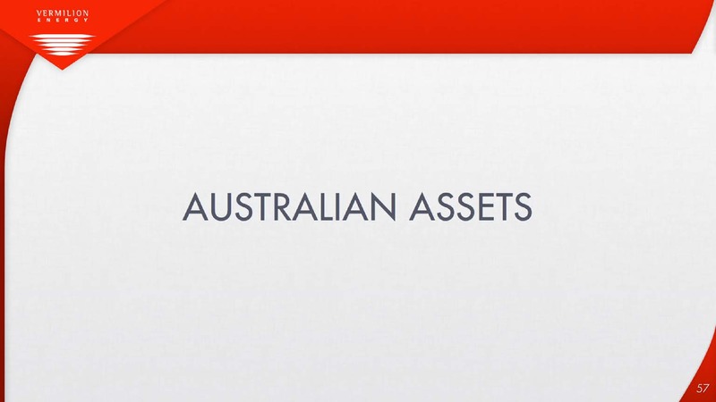 APRIL 2015 INVESTOR PRESENTATION – Vermilion Energy Inc. – slide 57
