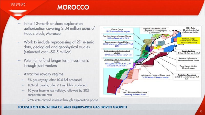 MAY 2013 ANNUAL GENERAL AND SPECIAL MEETING – Vermilion Energy Inc. – slide 53