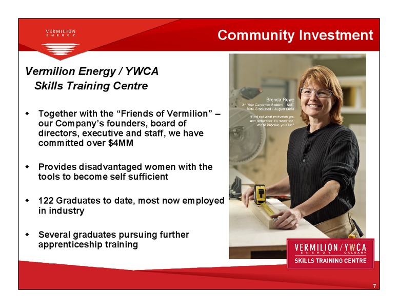 ANNUAL GENERAL MEETING – Vermilion Energy Inc. – slide 6