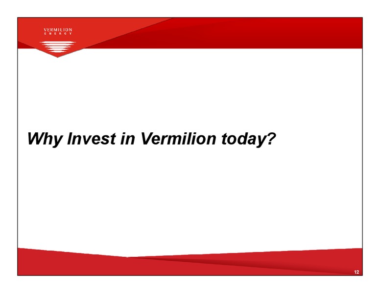 ANNUAL GENERAL MEETING – Vermilion Energy Inc. – slide 11