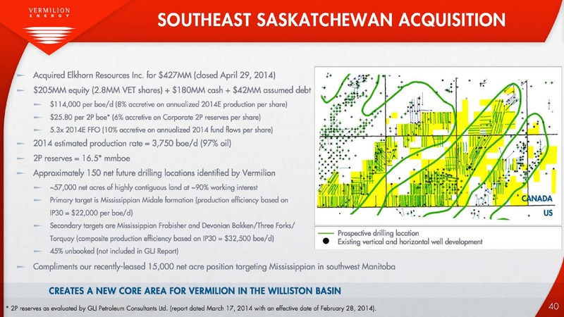 Investor Presentation – Vermilion Energy Inc. – slide 41