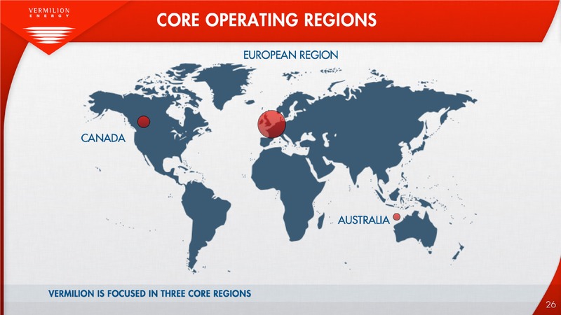 AUGUST 2013 CORPORATE PRESENTATION – Vermilion Energy Inc. – slide 26