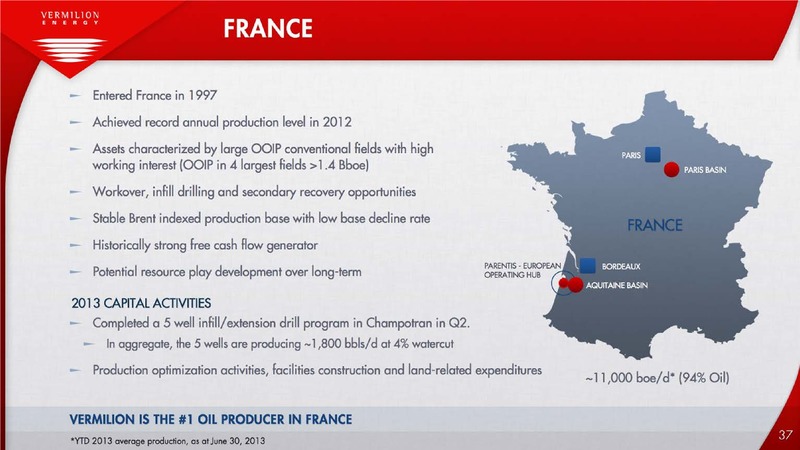 ENERCOM OIL & GAS CONFERENCE – Vermilion Energy Inc. – slide 37