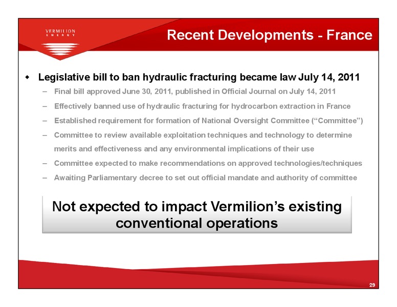 ENERCOMS THE OIL AND GAS CONFERENCE – Vermilion Energy Inc. – slide 28
