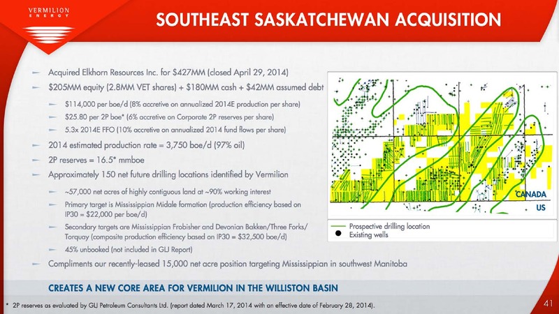 THE ENERCOM OIL AND GAS CONFERENCE – Vermilion Energy Inc. – slide 41