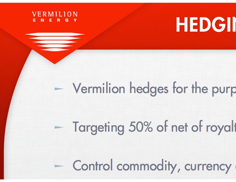 BARCLAYS CEO ENERGY POWER CONFERENCE – Vermilion Energy Inc. – slide 18