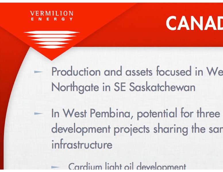 BARCLAYS CEO ENERGY POWER CONFERENCE – Vermilion Energy Inc. – slide 31