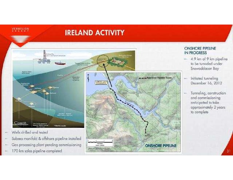 PETERS & CO LIMITED 2013 ENERGY CONFERENCE – Vermilion Energy Inc. – slide 31