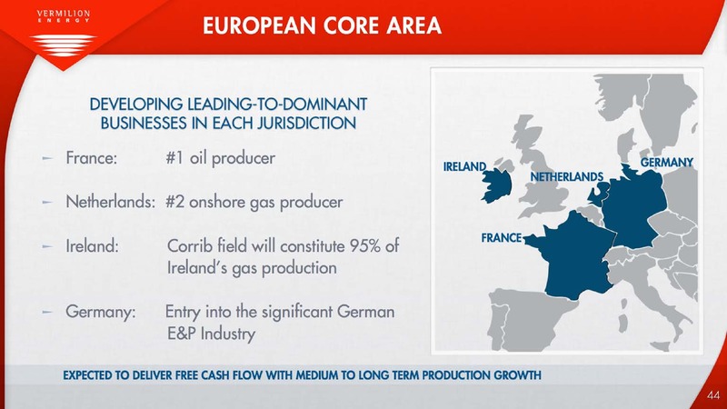 Investor Presentation – Vermilion Energy Inc. – slide 44