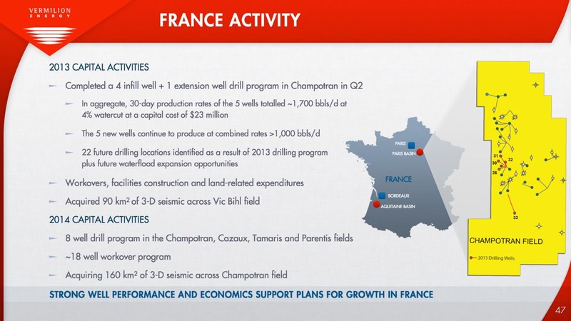 BAML GLOBAL ENERGY CONFERENCE – Vermilion Energy Inc. – slide 47