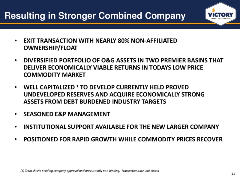 IPAA OGIS NEW YORK – Victory Energy Corporation – slide 9
