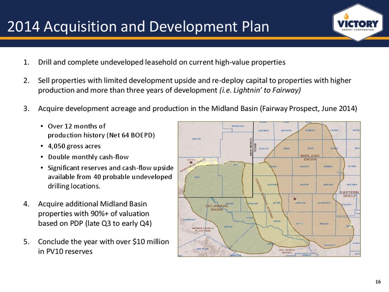 Investor Presentation – Victory Energy Corporation – slide 15