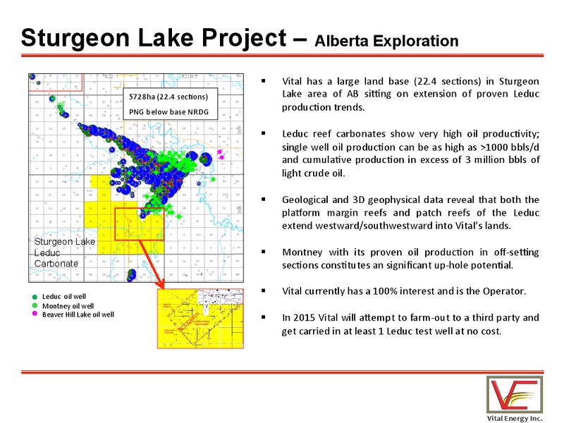 MAY 2015 INVESTOR PRESENTATION – Vital Energy Inc – slide 15