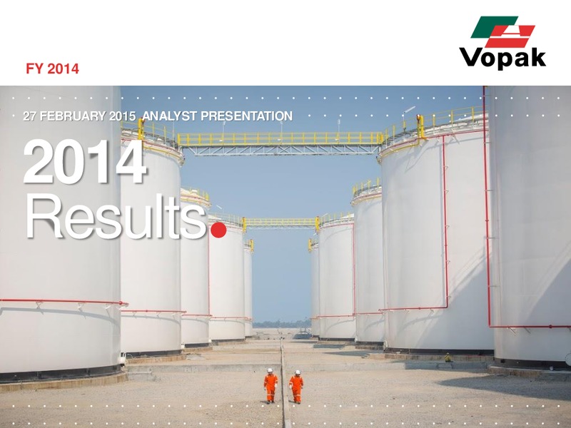 Analyst Presentation – Vopak – slide 1