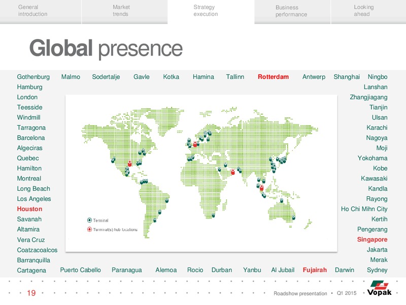 ROADSHOW PRESENTATION – Vopak – slide 18