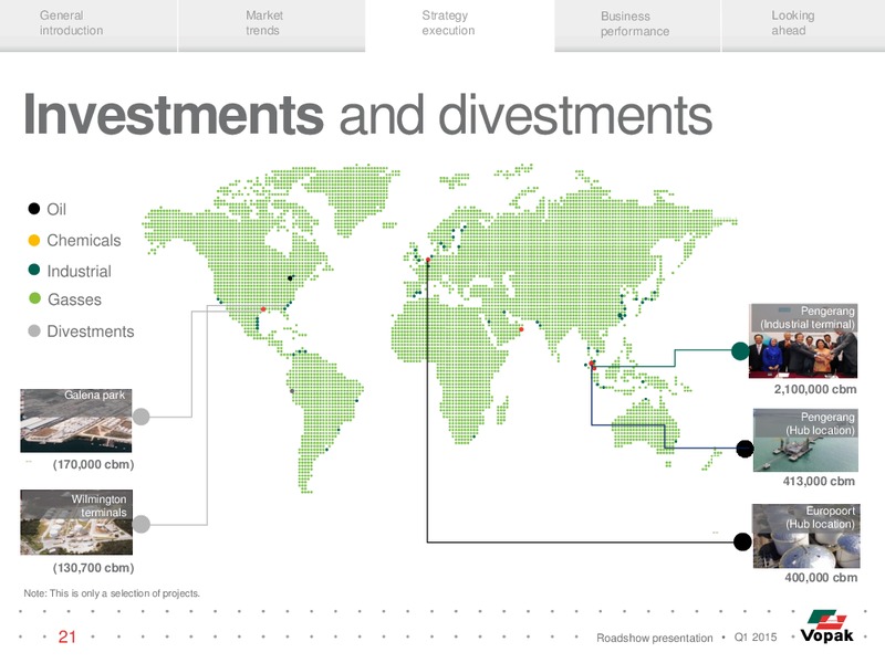 ROADSHOW PRESENTATION – Vopak – slide 20