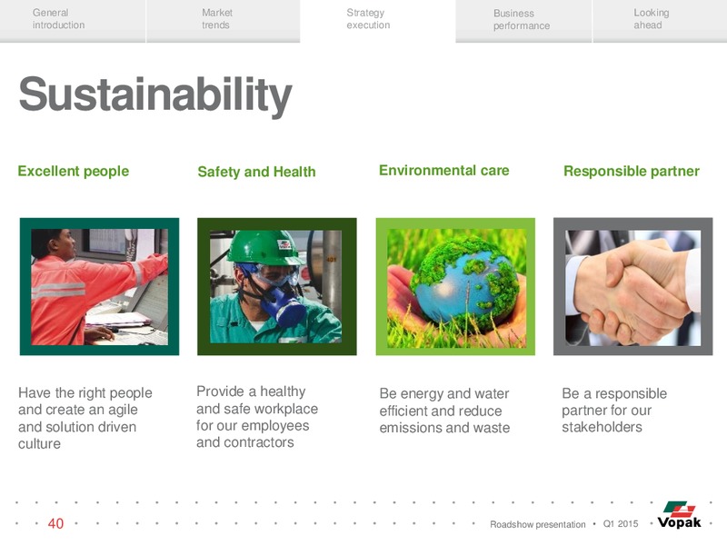 ROADSHOW PRESENTATION – Vopak – slide 39