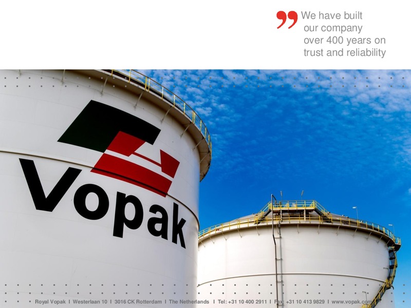 ROADSHOW PRESENTATION – Vopak – slide 66