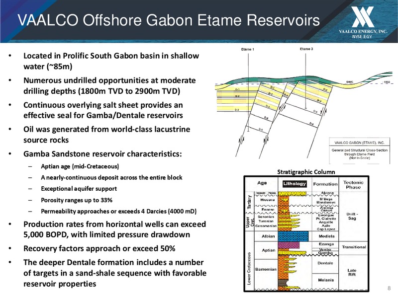 March 2019 Corporate Update – Vaalco Energy Inc. – slide 8