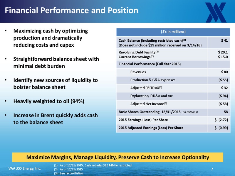 Scotia Howard Weil 2016 Energy Conference – Vaalco Energy Inc. – slide 5