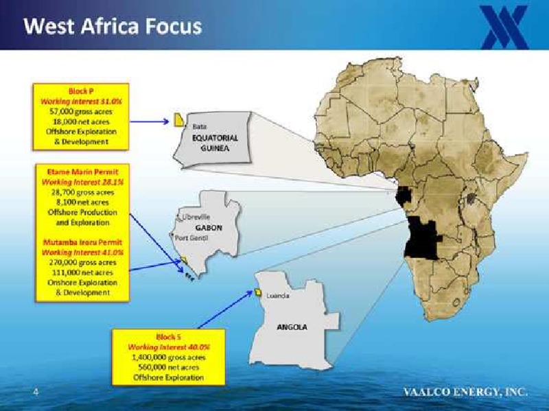 IPAA OIL & GAS INVESTMENT SYMPOSIUM – Vaalco Energy Inc. – slide 4