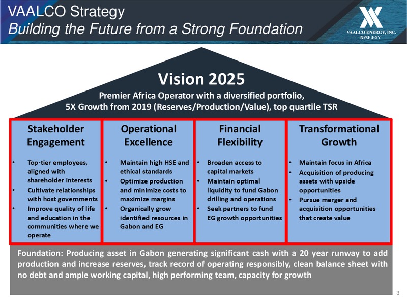 1Q 2019 Earnings Presentation – Vaalco Energy Inc. – slide 3