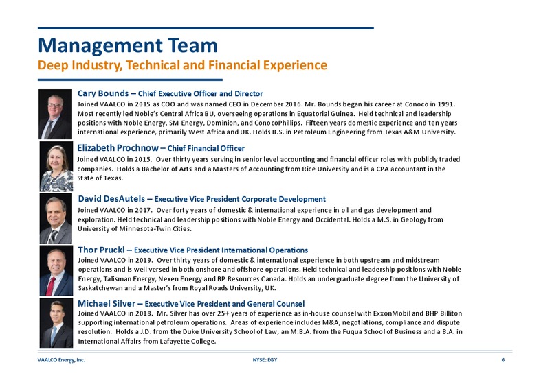 2Q 2019 Earnings Presentation – Vaalco Energy Inc. – slide 5