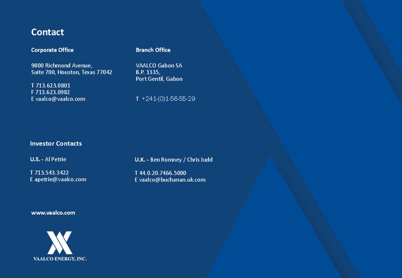 2Q 2019 Earnings Presentation – Vaalco Energy Inc. – slide 47