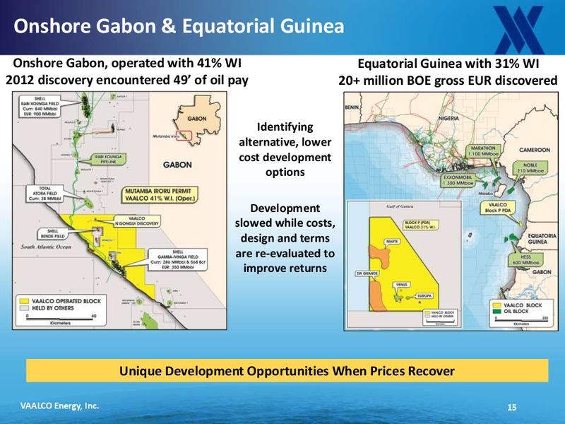 Q2 2016 Company Update – Vaalco Energy Inc. – slide 14