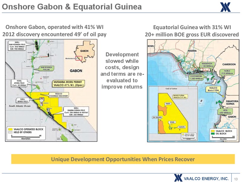 November 2016 Investor Presentation – Vaalco Energy Inc. – slide 12