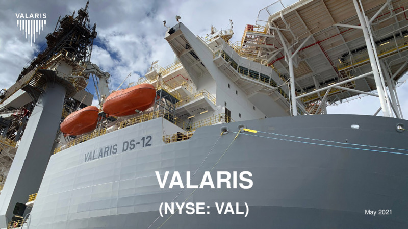 May 2021 Investor Presentation – Valaris Limited – slide 1