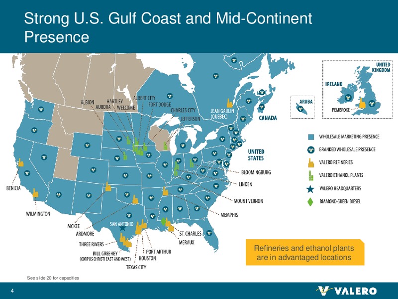 February 2016 Investor Presentation – Valero Energy Corporation – slide 3