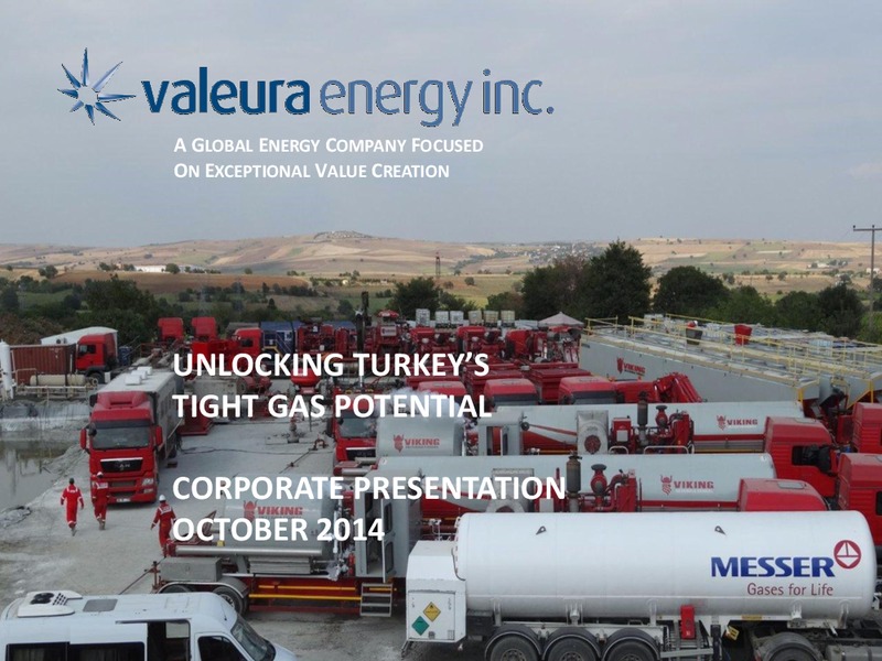 Corporate Presentation – Valeura Energy Inc. – slide 1