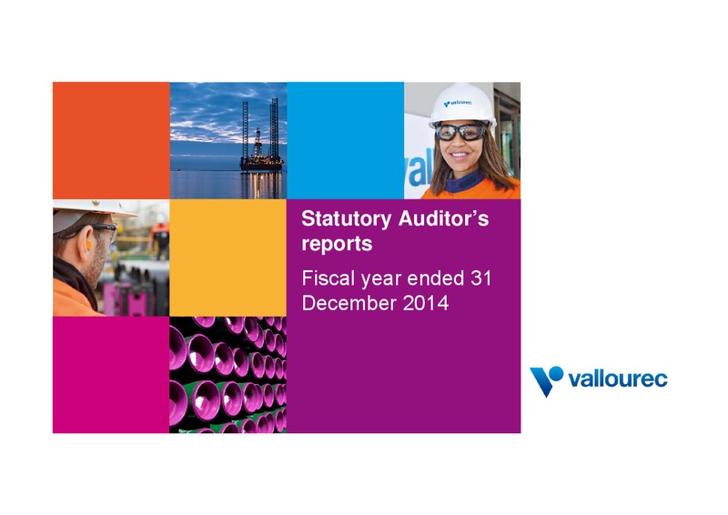 May 2015 Investor Presentation – Vallourec – slide 60