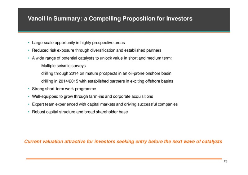Upstream Africa Conference – Vanoil Energy – slide 22